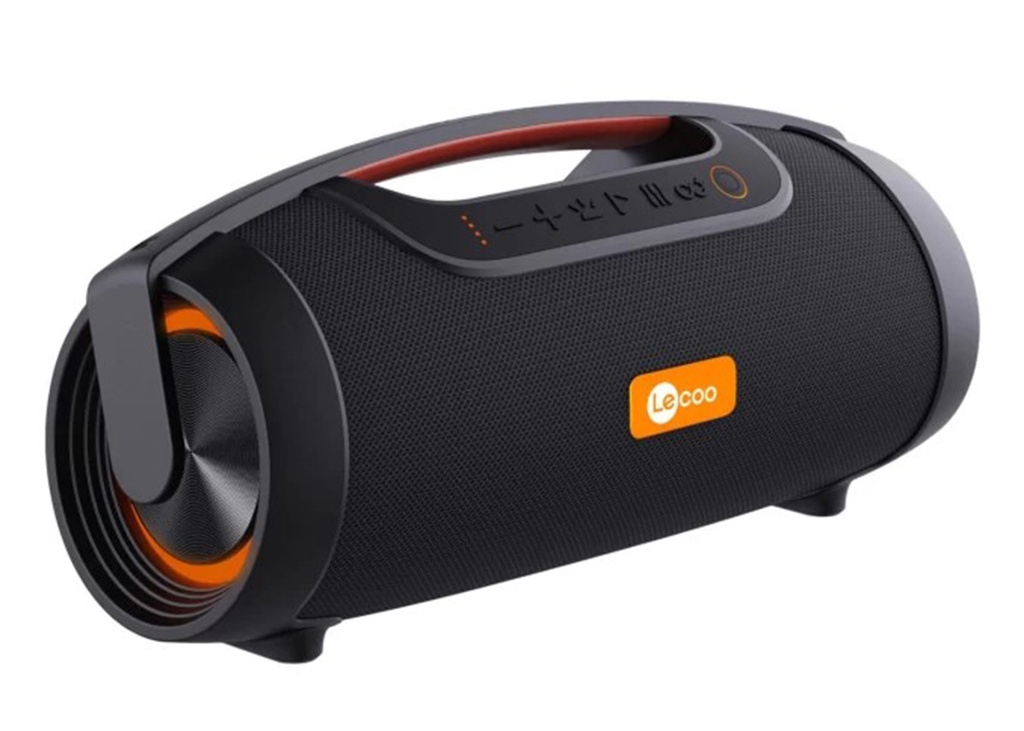 [37955] Lenovo Lecoo DS151 Lenovo RGB Bluetooth Stereo IPX5 Taşınabilir Boombox Siyah Speaker