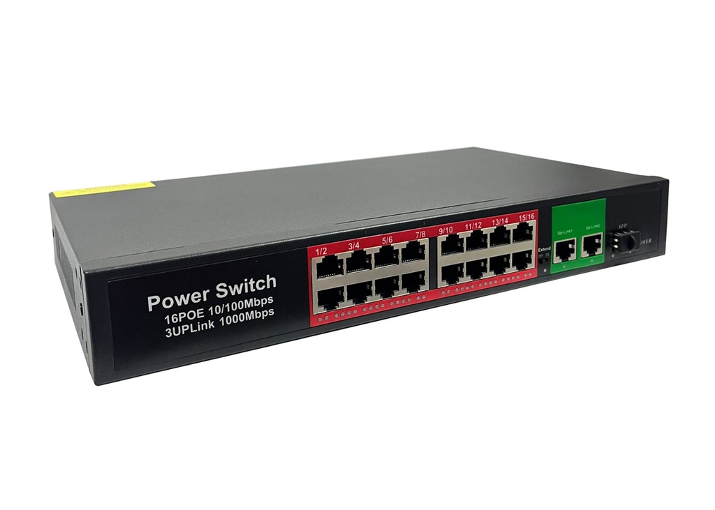 [38879] Rose VATANPR-1630G 16+3 Port 10/100/1000 Poe Switch