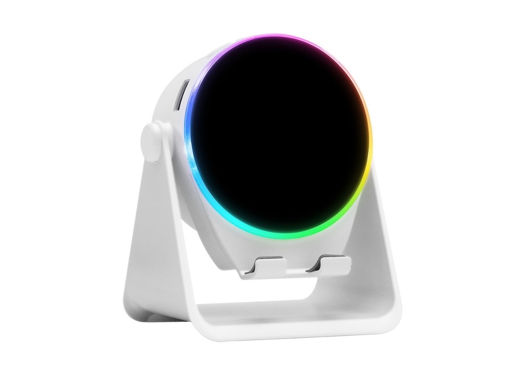 [40911] SNAPRON SNS9101 5İN1 WİRELESS İNDUCTİON BLUTOOTH 5W 2000 MAH RGB BEYAZ SPEAKER