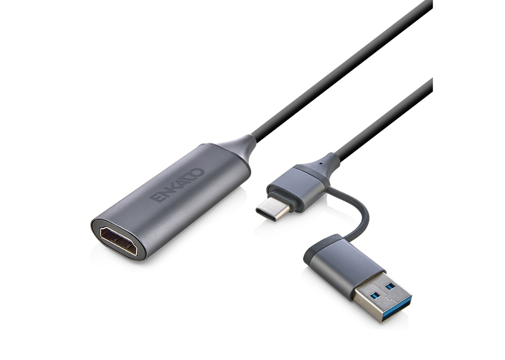 [40906] ENKADO EKD-TP46 TYPE-C+ USB 3,0 TO HDMI VİDEO CAPTURE