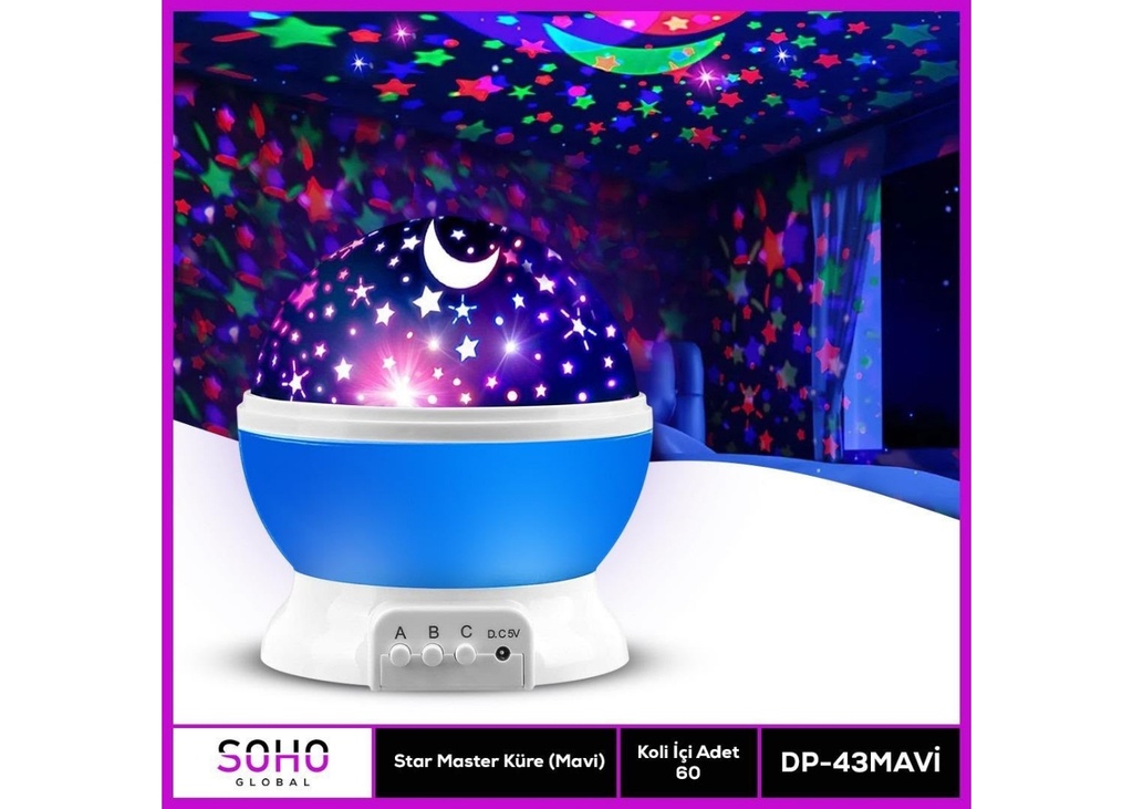 Dempower DP-43MAVİ Star Master Küre