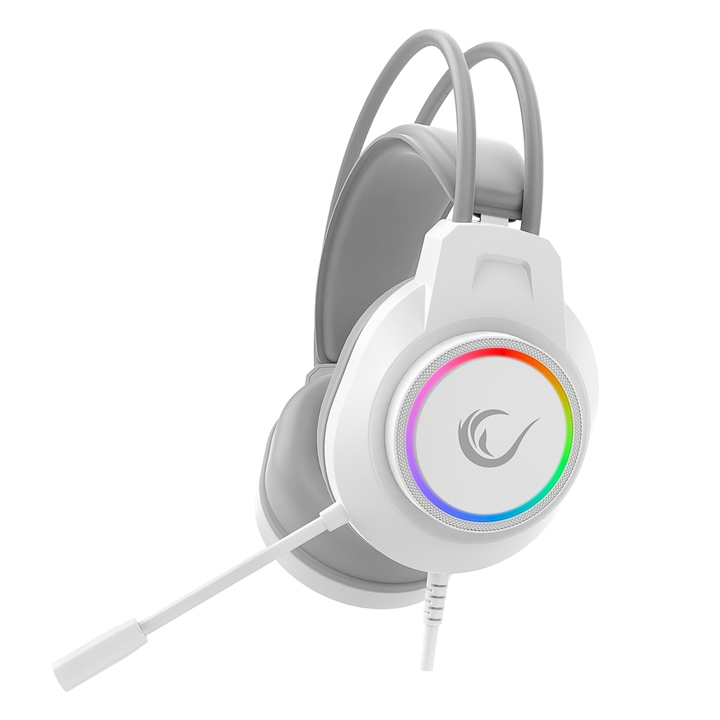 [42658] Rampage RM-K55 Kipchak Beyaz RGB Led 7.1 Gaming Mikrofonlu Oyuncu Kulaklığı Rampage