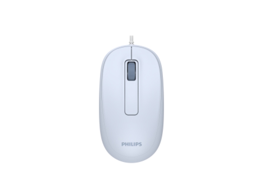 [41113] Philips SPK7238J USB Kablolu 1200DPI Optik Mouse Açık Mavi