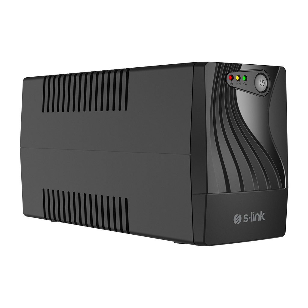[40636] S-link MIGHT U80 800VA 12V9Ah*1 480W Siyah Line-Interactive Kesintisiz UPS Güç Kaynağı