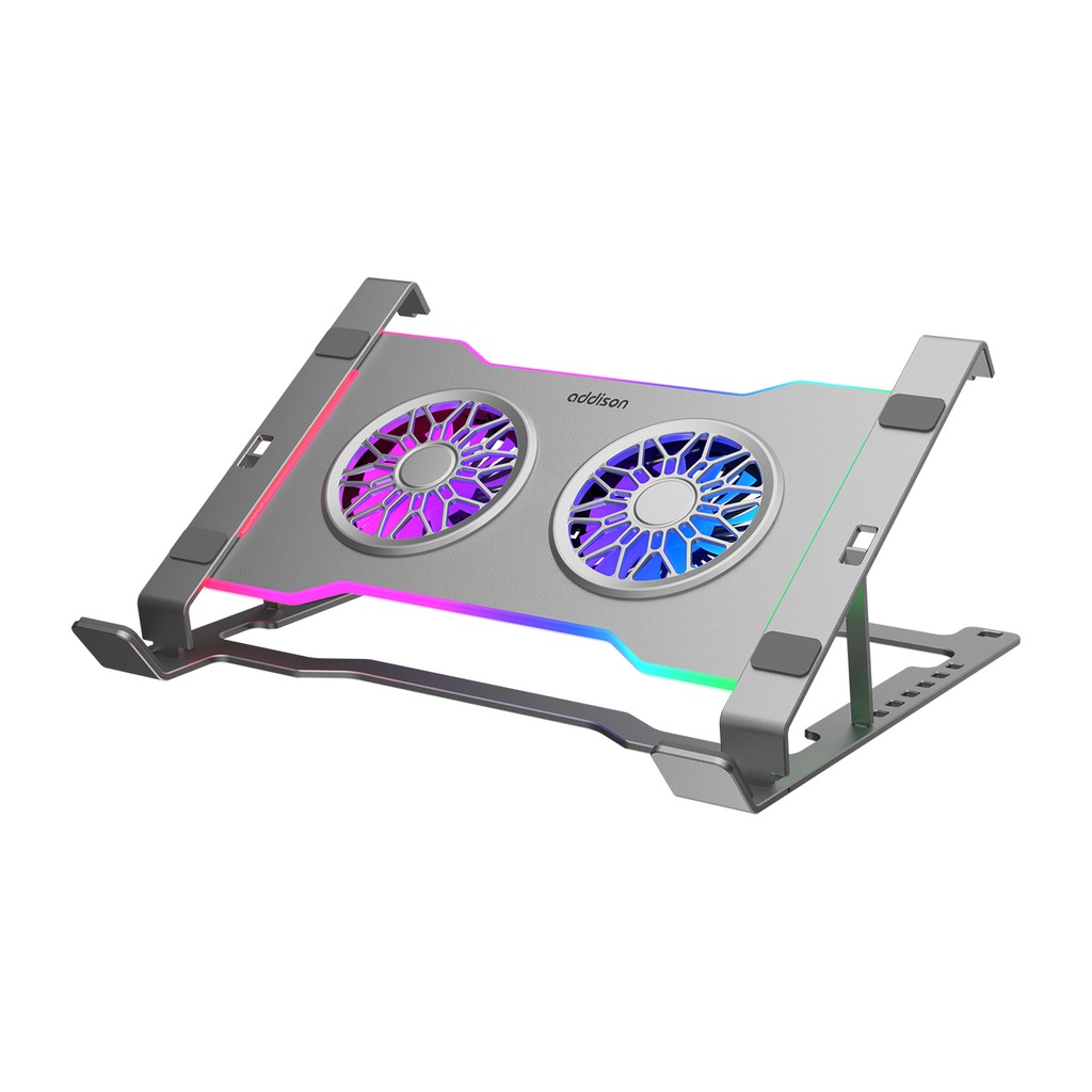 [41365] Addison AD-RC33 Frostonic 10-17 Uyum 7 Yükseklik Mod 10 RGB Modlu Ayarlanabilir 1 USB 1 Type C Girişli Silver Çelik