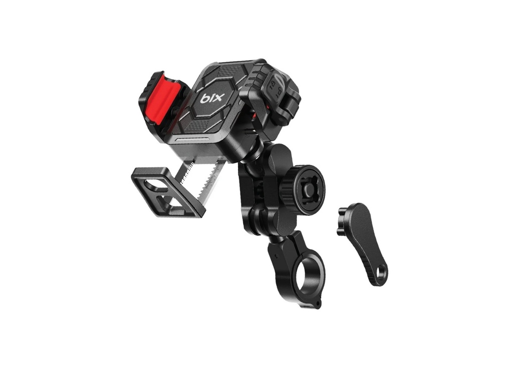 [40827] Bix BPH04 Gidon Bağlantılı 360° Derece Ayarlanabilir 4¨-7” Telefonlar ile Uyumlu Handlebar Motosiklet Bisiklet Telefon T