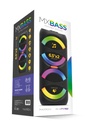 Maxron MXBass 16W Bluetooth Hoparlör LED Işıklı Ses Sistemi Parti Speaker Karaoke Özellikli