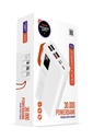 Powerway QC30S 30.000 MAH PD 22.5W Dahili Kablolu Hızlı Şarj LED Işıklı Powerbank