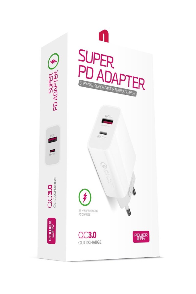 [Delivery_007] HW25 PD25W+QC 3.0 HIZLI ŞARJ BAŞLIĞI