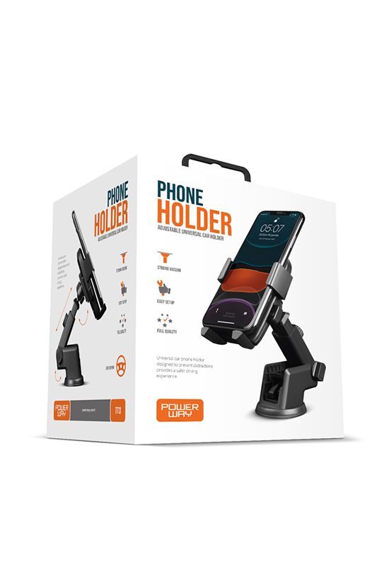 [TT13] Powerway TT13 Vantuzlu Telefon Tutucu
