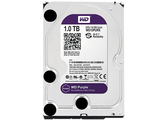 [Delivery_007] Western Digital 3.5 1 TB Purple WD10PURX SATA 3.0 5400 RPM Hard Disk