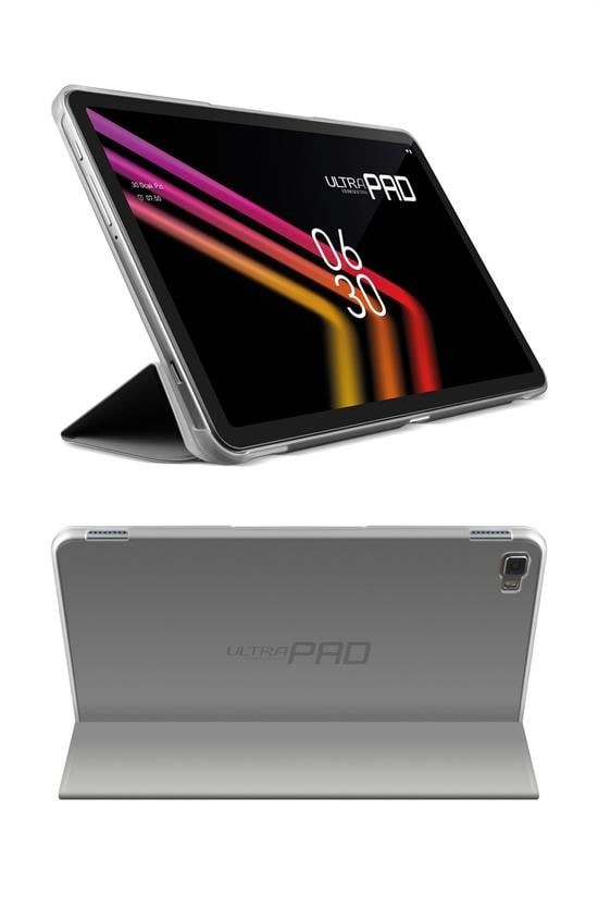[ULTRA KILIF] Vorcom UltraPad Kılıf Gri Katlanabilir Standlı ve Kapaklı 360 Ön Arka Tam Koruma