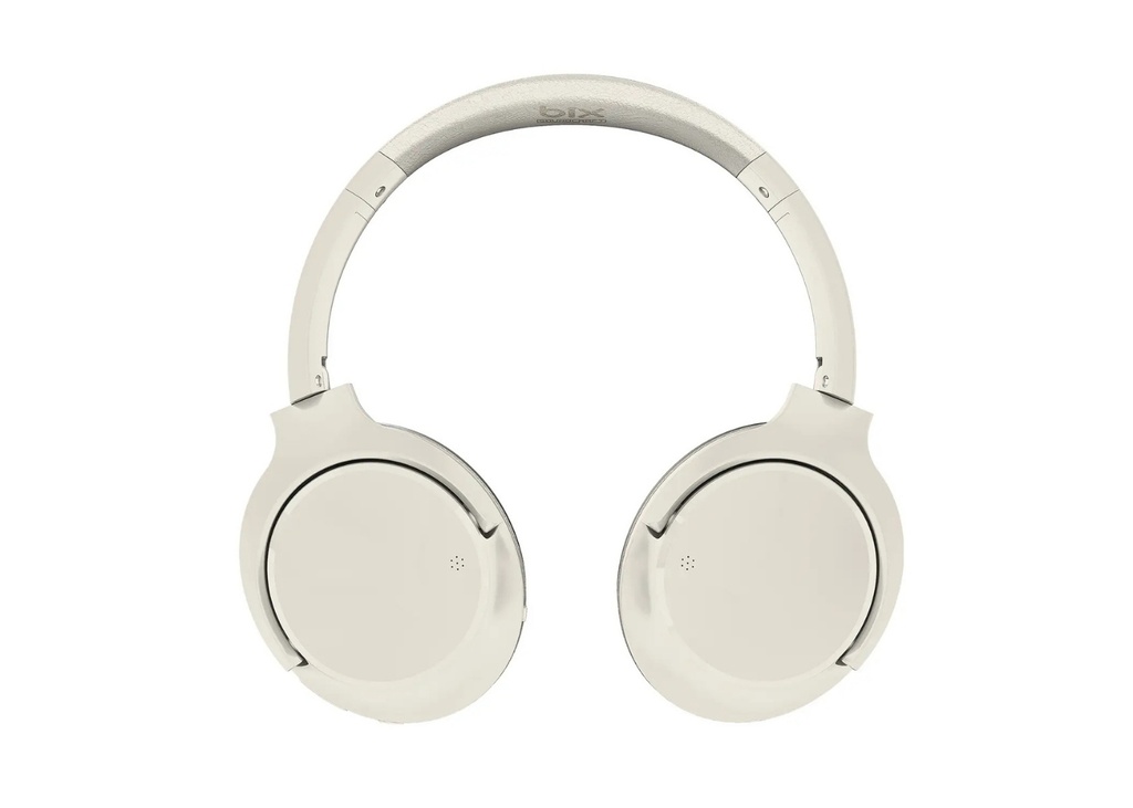[Delivery_007] BİX H2 Soundcraft 40mm Sürücülü 14 Saat Çalma Süreli Katlanabilir Bluetooth 5.3 Kulak Üstü Kulaklık Bej