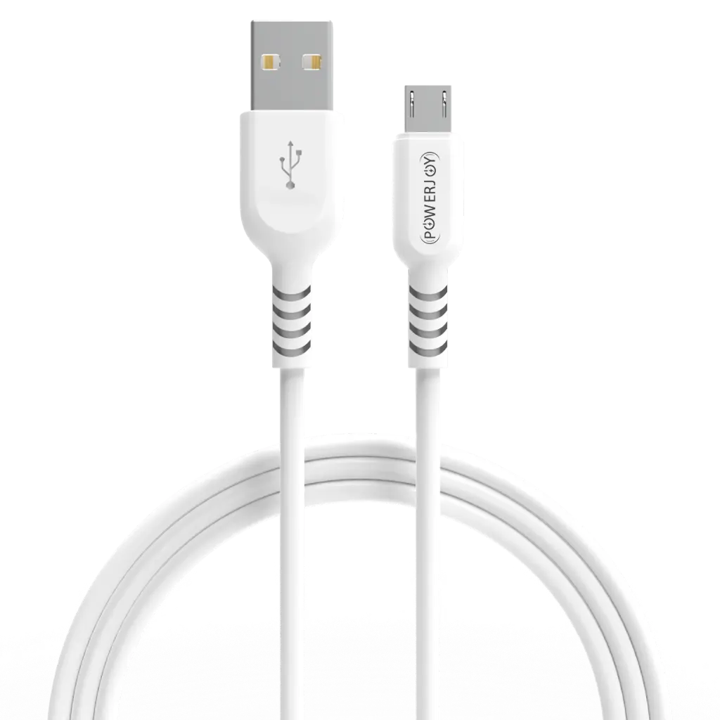 PowerJoy CMU1 USB-A - Micro USB 100cm Şarj ve Data Kablosu