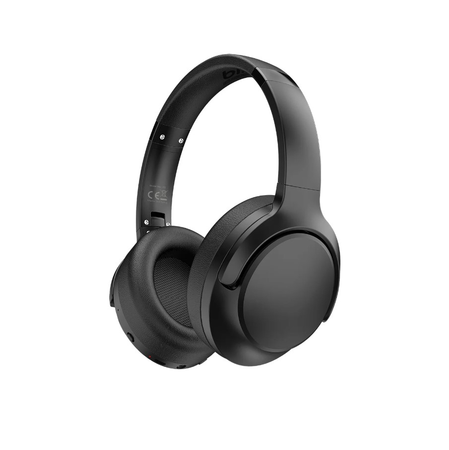 [Delivery_007] Bix H2 Soundcraft 40mm Sürücülü 14 Saat Çalma Süreli Katlanabilir Bluetooth 5.0 Siyah Kulak Üstü Kulaklık