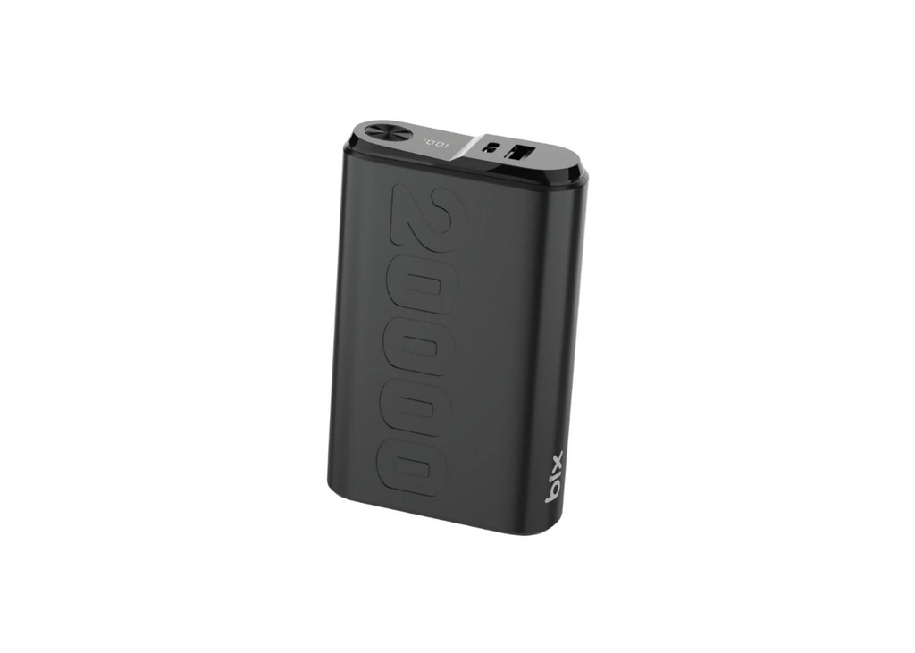 [Delivery_007] Bix TPB24 20000mAh PD 20W USB-C ve USB-A QC 3.0 Çift Portlu 22.5W Süper Hızlı Şarj Destekli ve Dijital Ekranlı Mini Powe