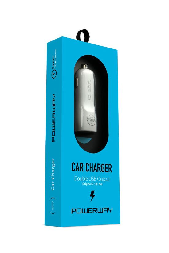 [X777] Powerway X777 3100mAh Çift Girişli Araç Şarjı