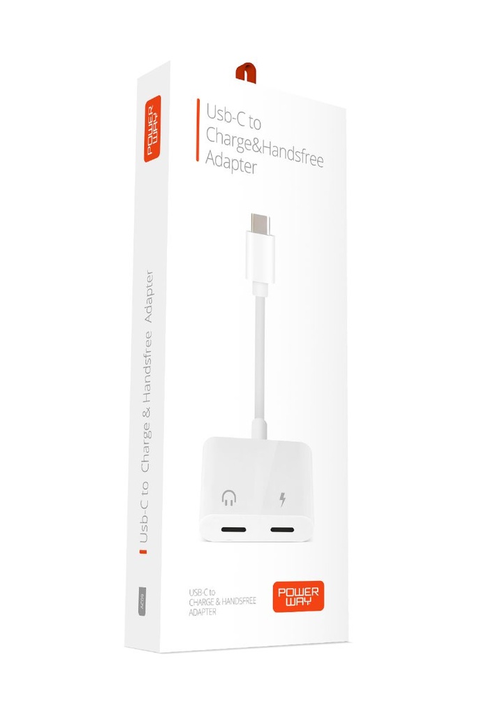 [AC09] Powerway AC09 TYPE-C Şarj ve Kulaklık Adaptörü