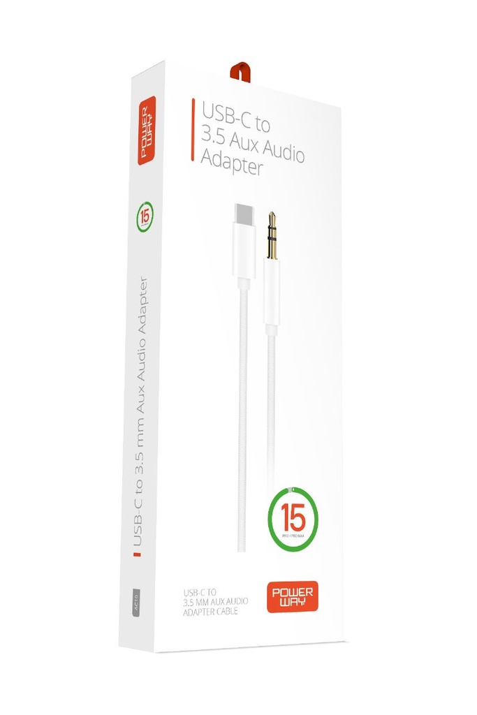 [AC10] Powerway AC10 Type-C 3.5mm AUX Kablo