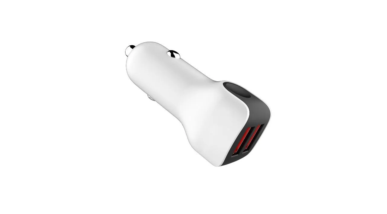 [CA18W] CAR22 PowerJoy CAR22 USB-A x 2 Girişli 3.4 Amper 22W QC3 Hızlı Araç Şarj Adaptörü