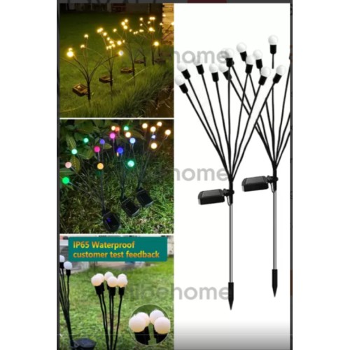 10 Led'li Güneş Enerjili Bahçe Çiti Aydınlatma Lamba