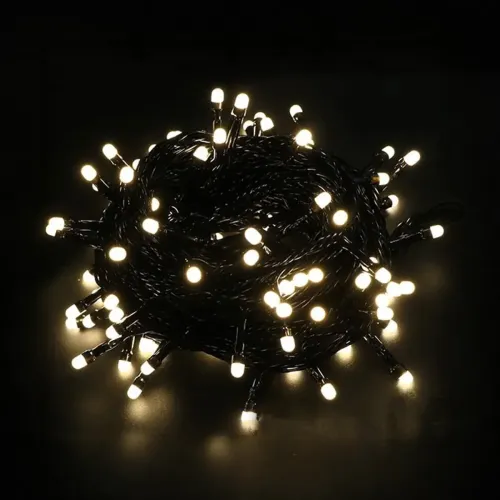 10m 100 LED Boncuk Lamba Beyaz Işık