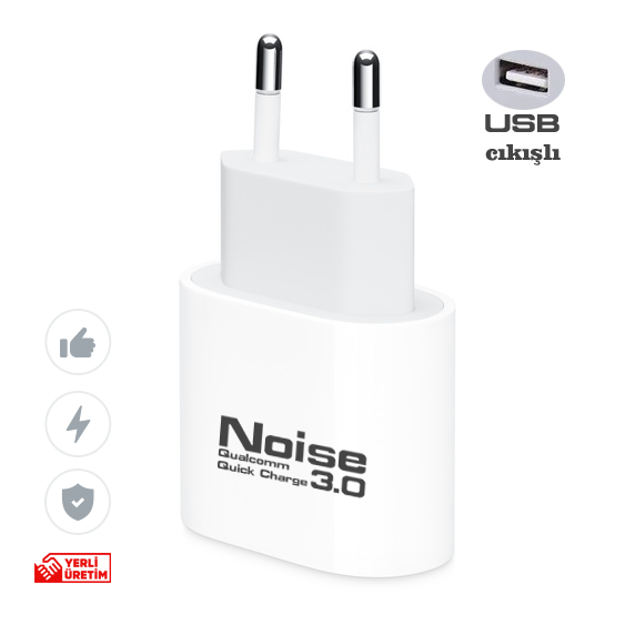 [Nu30] USB Hızlı Şarj Adaptörü QC3.0  18 Watt