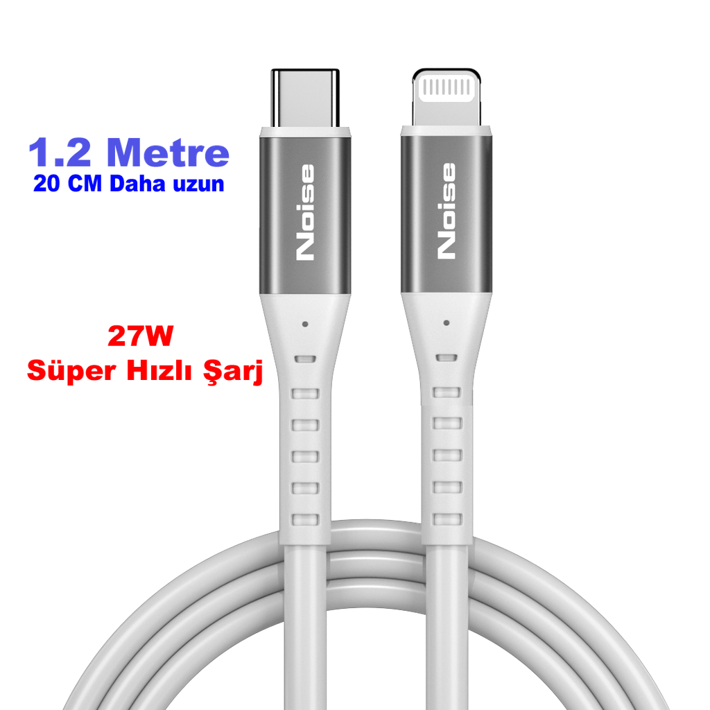 [PDLN120] Type-C to Apple Lightning  şarj kablosu 120cm