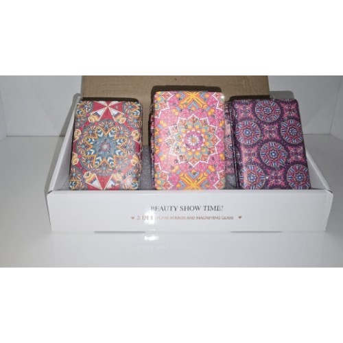 12'li Büyüteçli YUVARLAK Cep Aynası