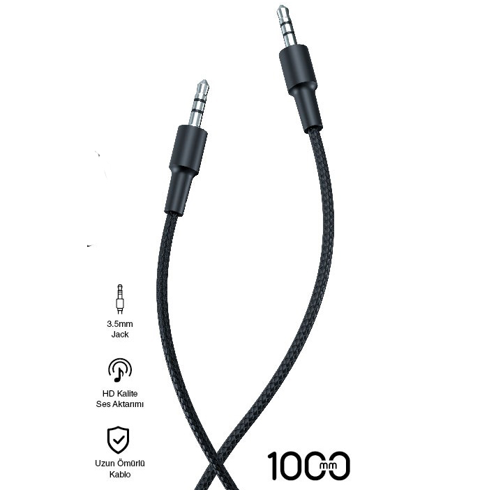 Stereo 3.5mm AUX Ses Kablosu