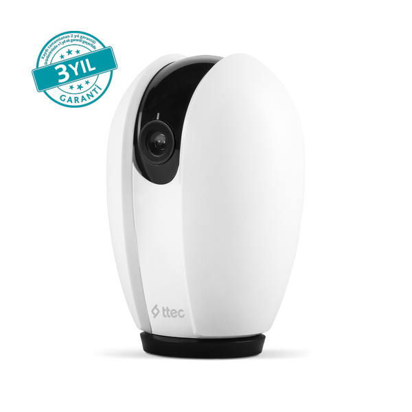 2AGK02 ttec Wizi Pro Full HD 360 Derece Tak Çalıştır Wi-Fi Akıllı Kamera 