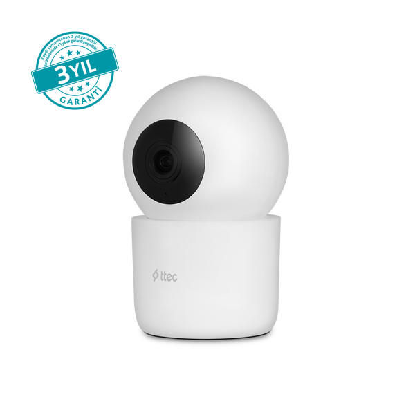 2AGK04 ttec Wizi Pro 2 Full HD 360° Tak Çalıştır Wi-Fi Akıllı Kamera 