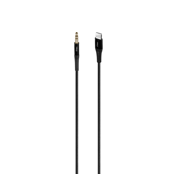 [2AK03S] 2AK03S ttec Aux - USB-C Ses Kablosu 100cm Siyah 