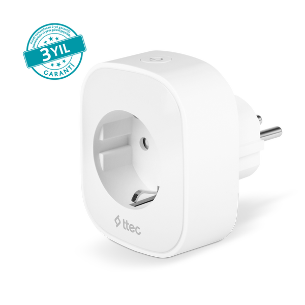 2AP01 ttec Prizi 16A Akım Korumalı Wi-Fi Akıllı Priz 