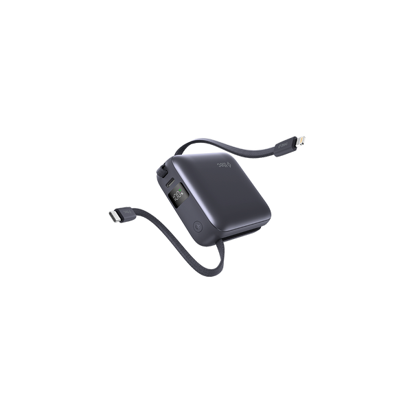 2BB231GR ttec ReCharger Mini LCD 10.000mAh PD 20W USB-C ve Lightning Dahili Kablolu Taşınabilir Hızlı Şarj Aleti/Powerbank - 2BB231GR 