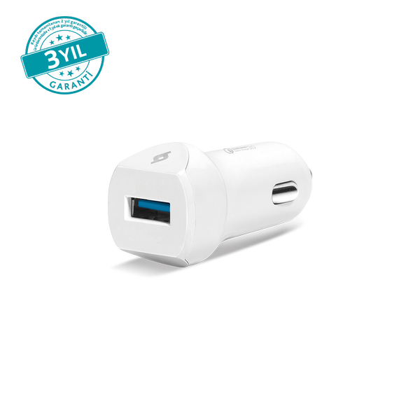 [2CKQC01K] 2CKQC01K ttec SpeedCharger QC 3.0 Araç Şarj Aleti 