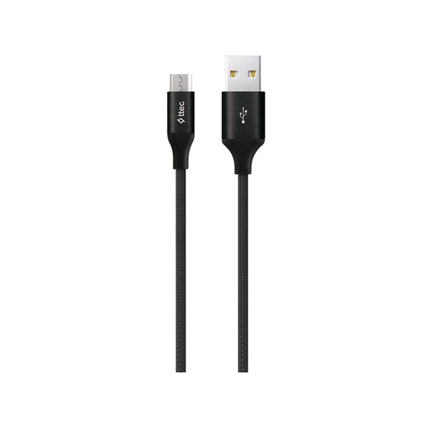 [2DK22S] 2DK22S ttec AlumiCable XXL USB-A - Micro USB Şarj Kablosu 3mt. Siyah