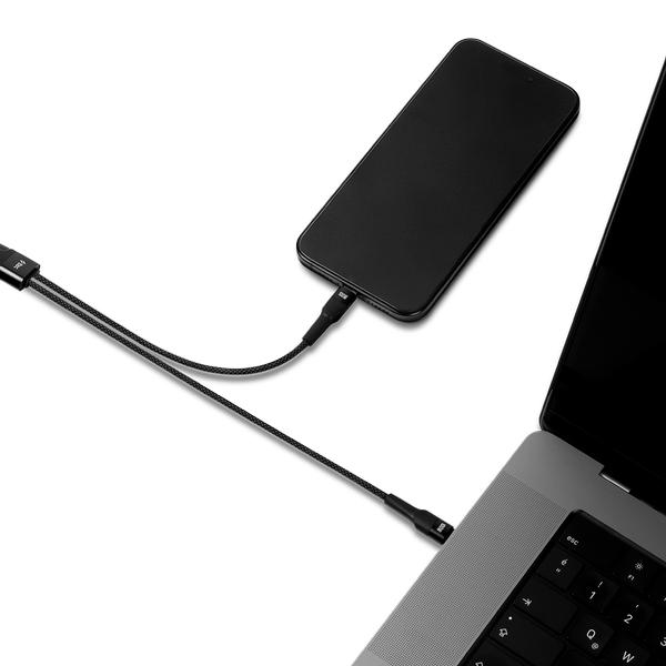 2DK55S ttec AlumiCable Duo USB-C – 2* USB-C 100W 150cm Hızlı Şarj Kablosu 