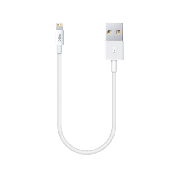 2DK7512B ttec MiniCable 30cm USB-A - Lightning Şarj Kablosu Beyaz