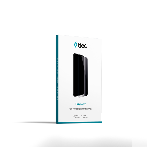 [2EKM23] 2EKM23 ttec PET/TPU Universal Ekran Koruyucu 120x180 Privacy İki Yönlü Gizlilik Filtreli Mat A tip (10 lu) Mat 