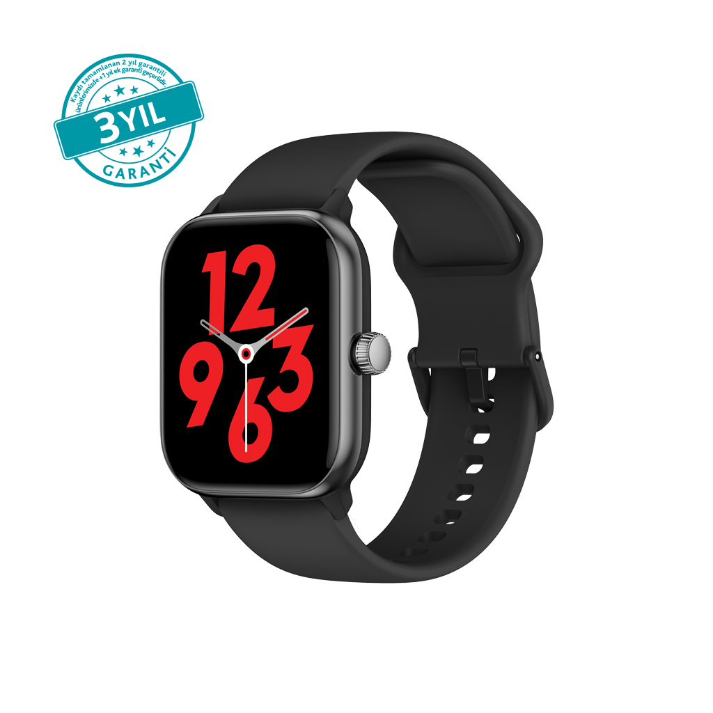 [2SW04] 2SW04 ttec Tempus Pro 45 mm AMOLED Ekranlı Dikdörtgen Kasa Akıllı Saat 2SW04 