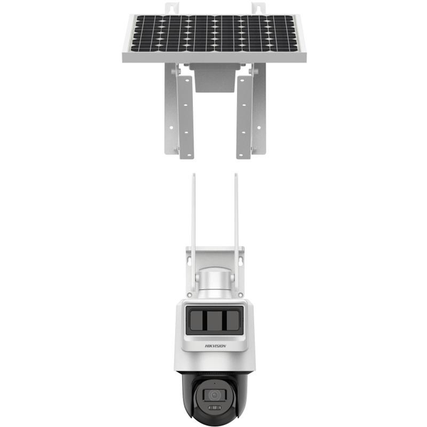 [327001595] Hikvision DS-2DE2C400IWG-K/4G/C09S20 4 MP IR PT IP 20W Solar Panelli Kamera 2.8 mm Lensli