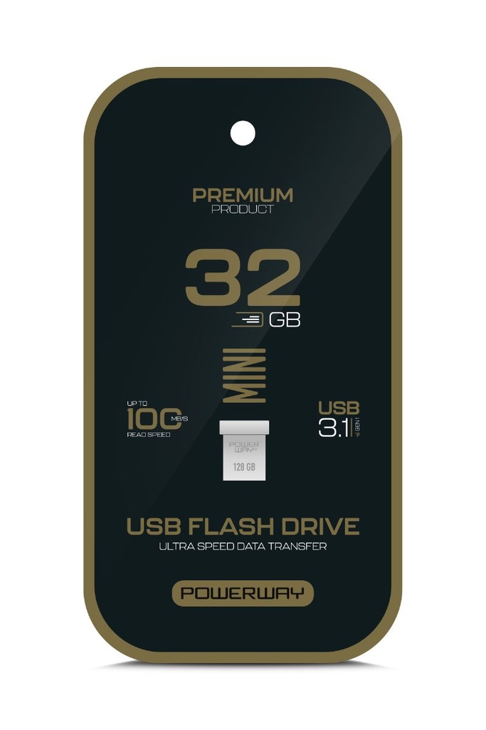 Premium 32 GB Mini USB 3.1 Metal Gövde Ultra Hızlı Flash Bellek Data Traveler