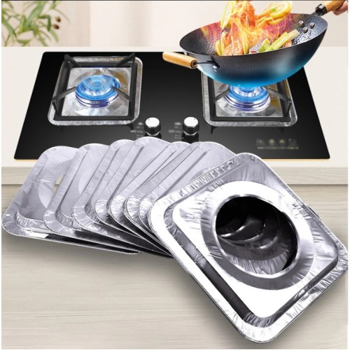 [EM-562741420976] 10 Adet Alüminyum Ocak Koruyucu Folyo