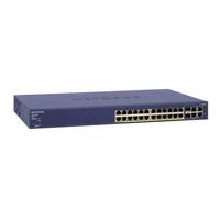 [FS728TP-100EUS] NetGear FS728TP-100EUS 24 Portlu 10/100 Fast Ethernet Switch, 2 Bakır 2 SFP , 24 PoE Port (192W) 
