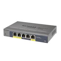 [GS105PE-10000S] NetGear GS105PE-10000S 5 Portlu 10/100/1000 Gigabit PoE pass through Tak Çalıştır Switch 