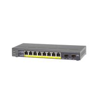 [GS110TP-300EUS] NetGear GS110TP-300EUS 8 Portlu 10/100/1000 Gigbit Switch, 2 SFP, 8 Port PoE (46W) 
