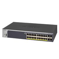 [GS728TPP-200EUS] NetGear GS728TPP-200EUS 24 Portlu 10/100/1000 Gigabit 4 dedicated SFP port, 24 Port PoE+ (384W) 