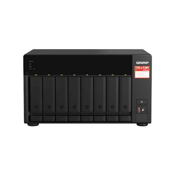 [TS-873A-8G] QNAP TS-873A-8GB RAM 8 Hdd Yuvalı Tower NAS