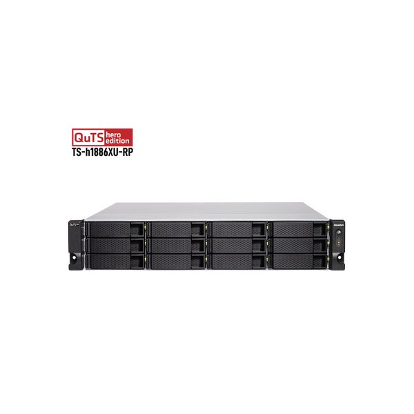 [TS-h1886XU-RP-R2-D1622-32G] QNAP TS-h1886XU-RP-R2-D1622-32GB RAM 18 Hdd Yuvalı Rack NAS